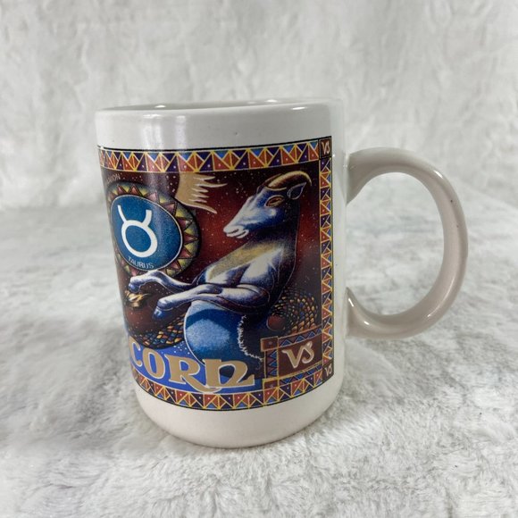Capricorn Zodiac Astrology Sign Coffee Mug Vintage 1990's - Picture 3 of 9